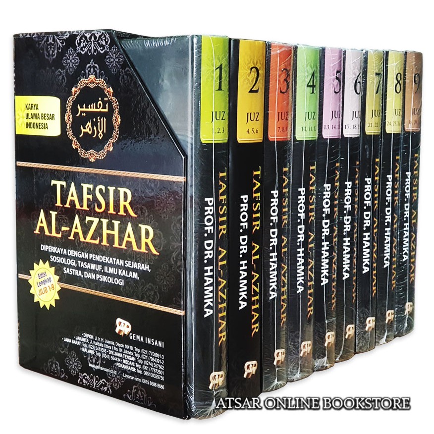 Tafsir Al Azhar Oleh Hamka Edisi Cetakanterbitan Terkini Lengkap 9 Jilidset Shopee Malaysia 1717