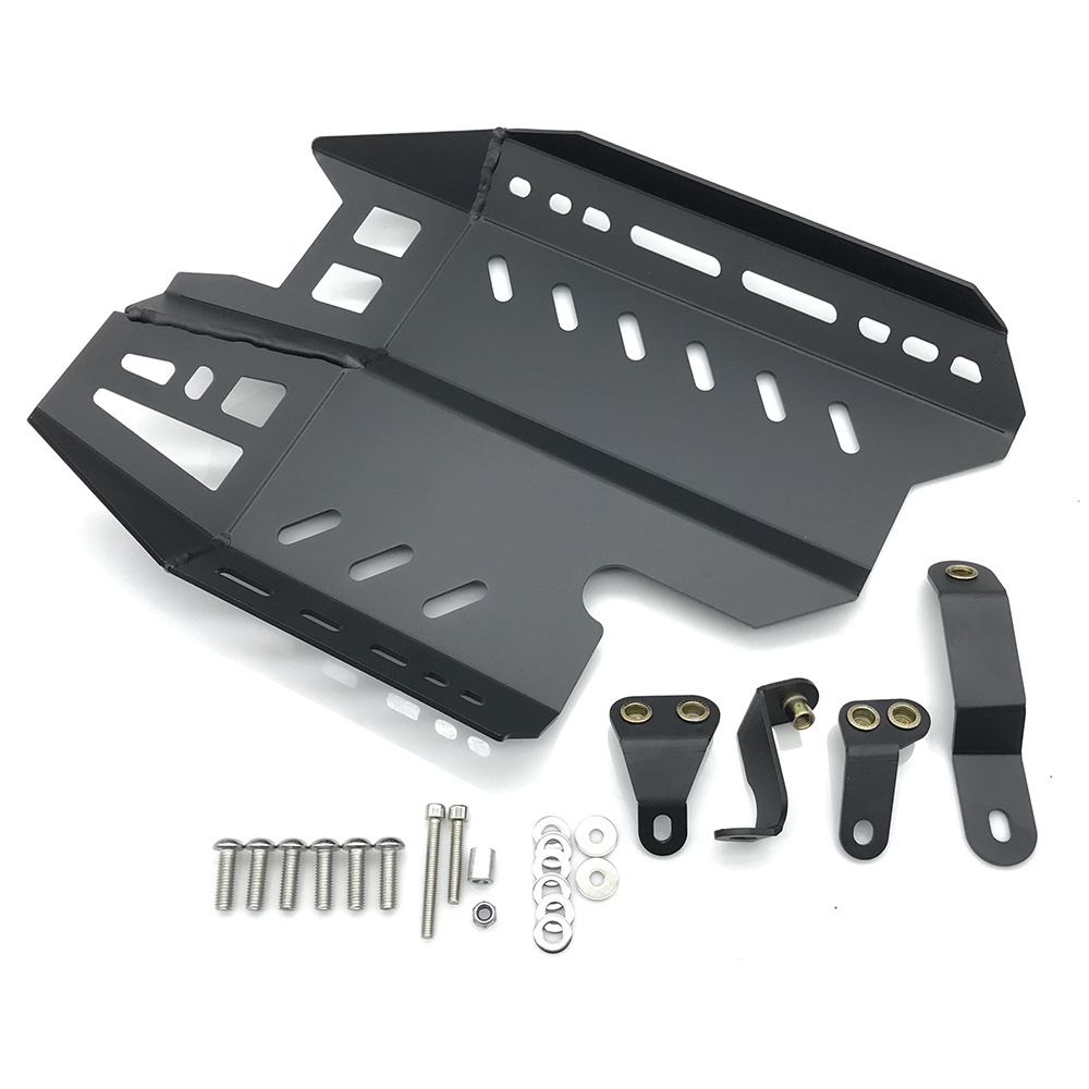 Motorcycle Stainless Steel Skid Plate Engine Protector Guard Chassis