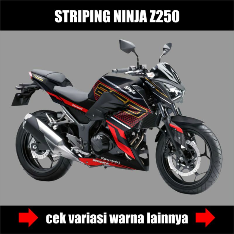 Decal kawasaki ninja store 250 fi