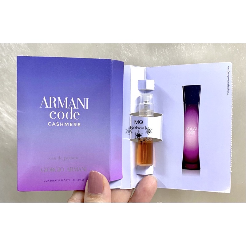 Sample/Vials Armani Code Cashmere by Giorgio Armani EDP () | Shopee  Malaysia