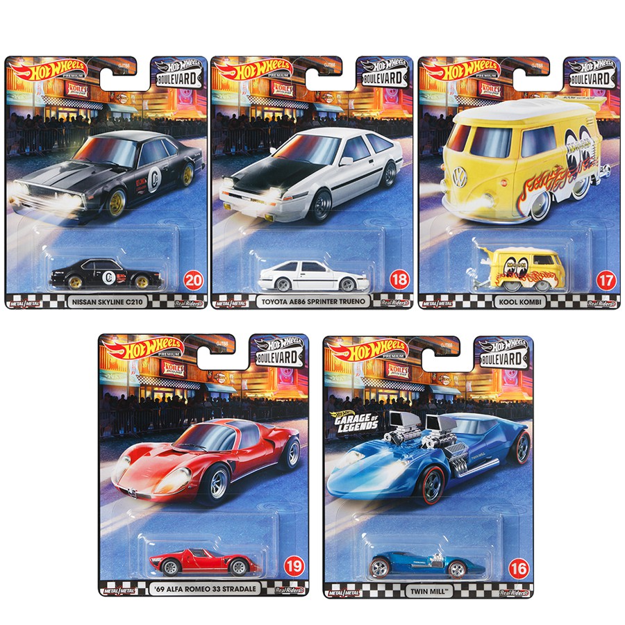 HOT WHEELS CAR CULTURE PREMIUM BOULEVARD SERIES [GJT68-956D