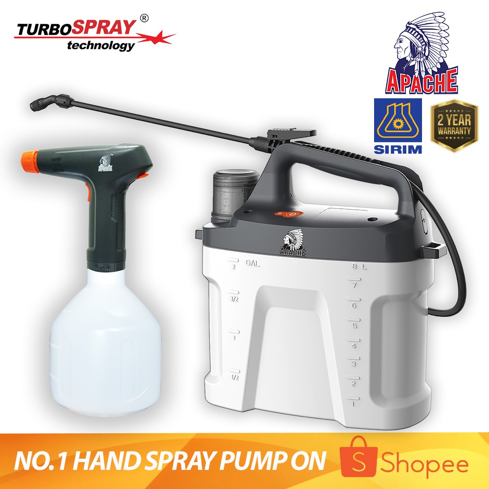 APACHE TurboSpray HS08E HS01E Portable Rechargeable Battery