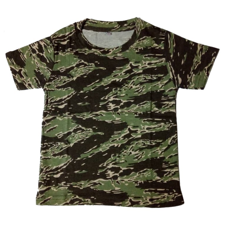 Tshirt Army Camouflage Baju Celoreng Tentera Budak Cotton 2tahun