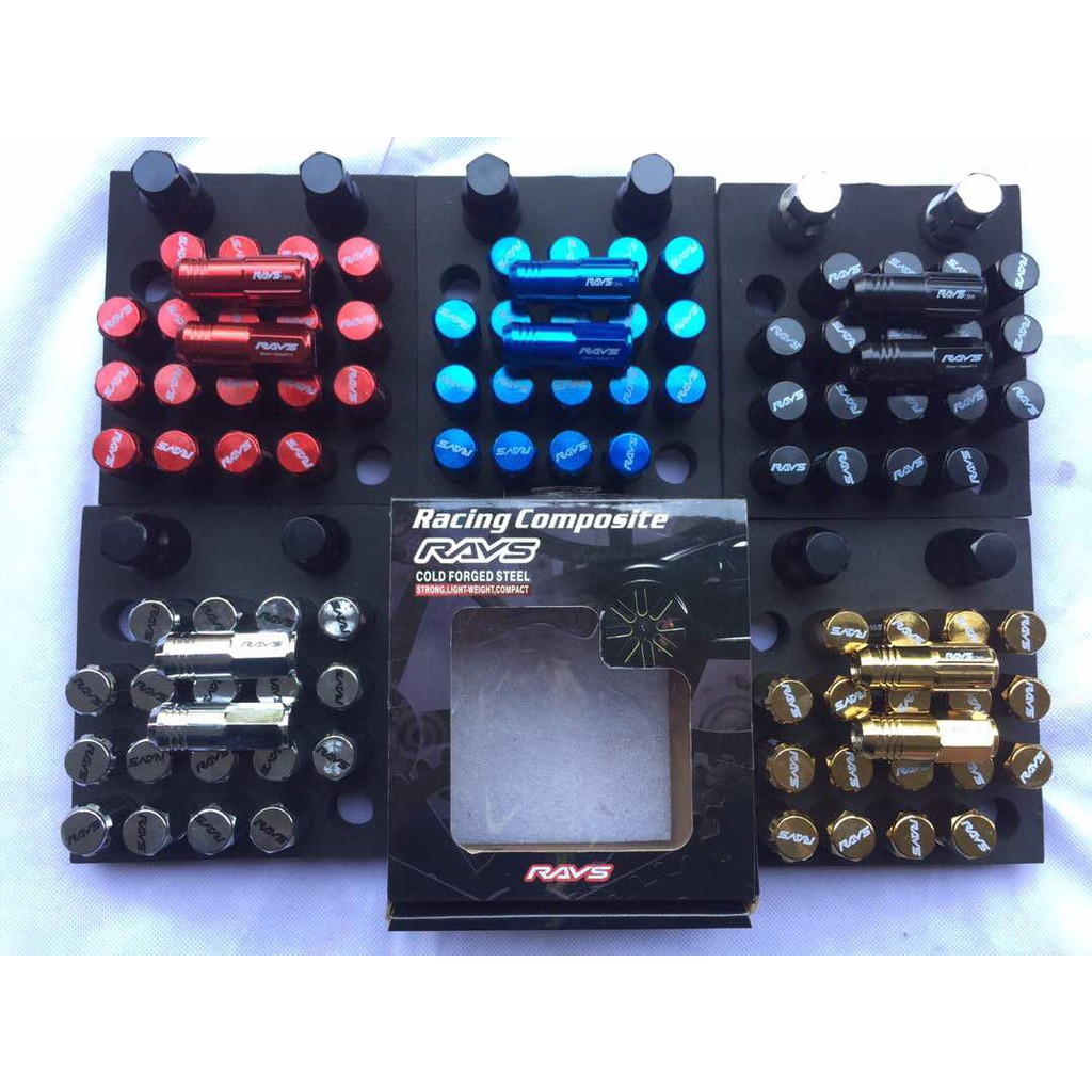 RAYS Lock Nut Heavy Duty Racing Wheel BESI Long Type 20pcs SPORTRIM ...