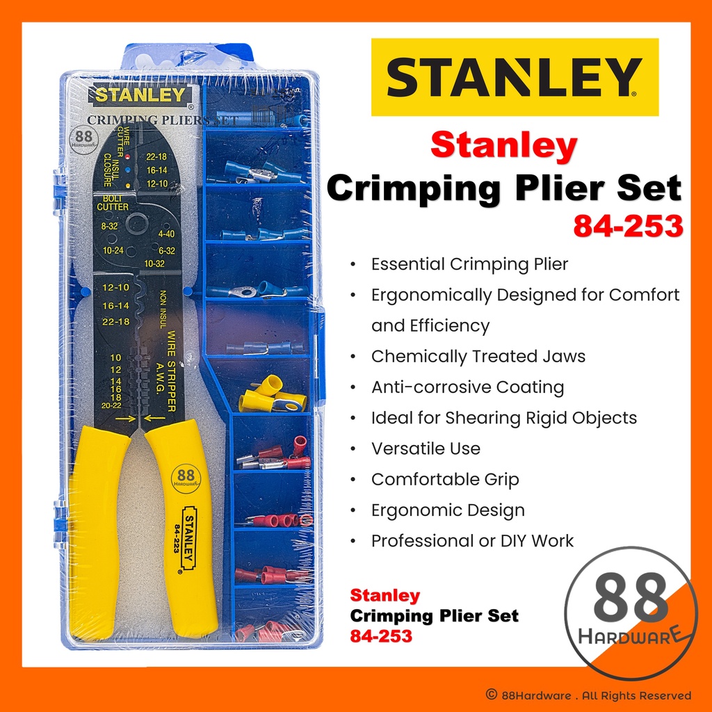 Stanley 84253 Crimping Set / stanley tools / crimping tool / crimping