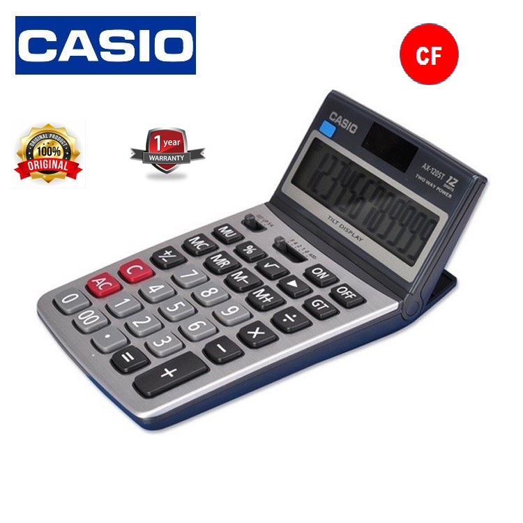 Casio Calculator AX-120ST Desk Top 12 Digits | Shopee Malaysia