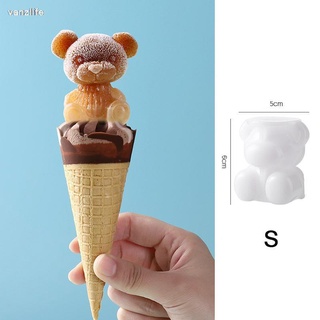 Bear Ice Cubes Mold Cute Silicone Innovative Coffee Milks Teas Ice Tray Mold  Cute Silicone Innovative Coffee Milks Teas Ice Tray Mold Bear Ice Cubes Mold  55ml 