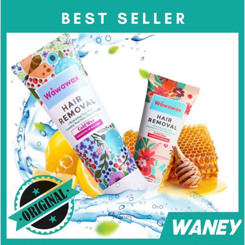 [💯 ORIGINAL] WAWAWAX Cold Waxing (100ml) Wawa Hair Removal Organic