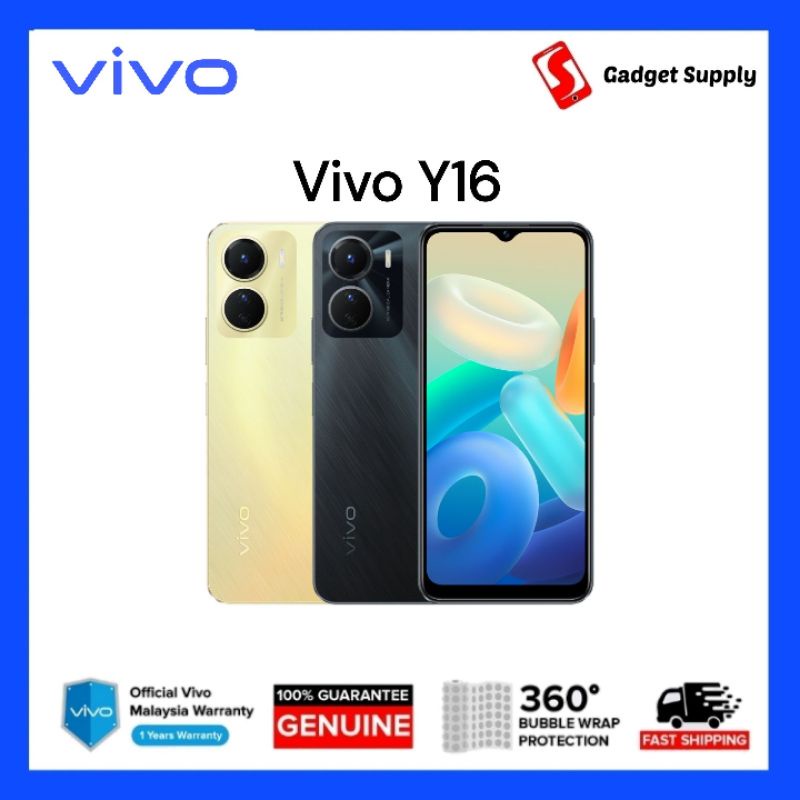 Vivo Y16 | 4GB RAM 128GB ROM / 64GB ROM | Shopee Malaysia