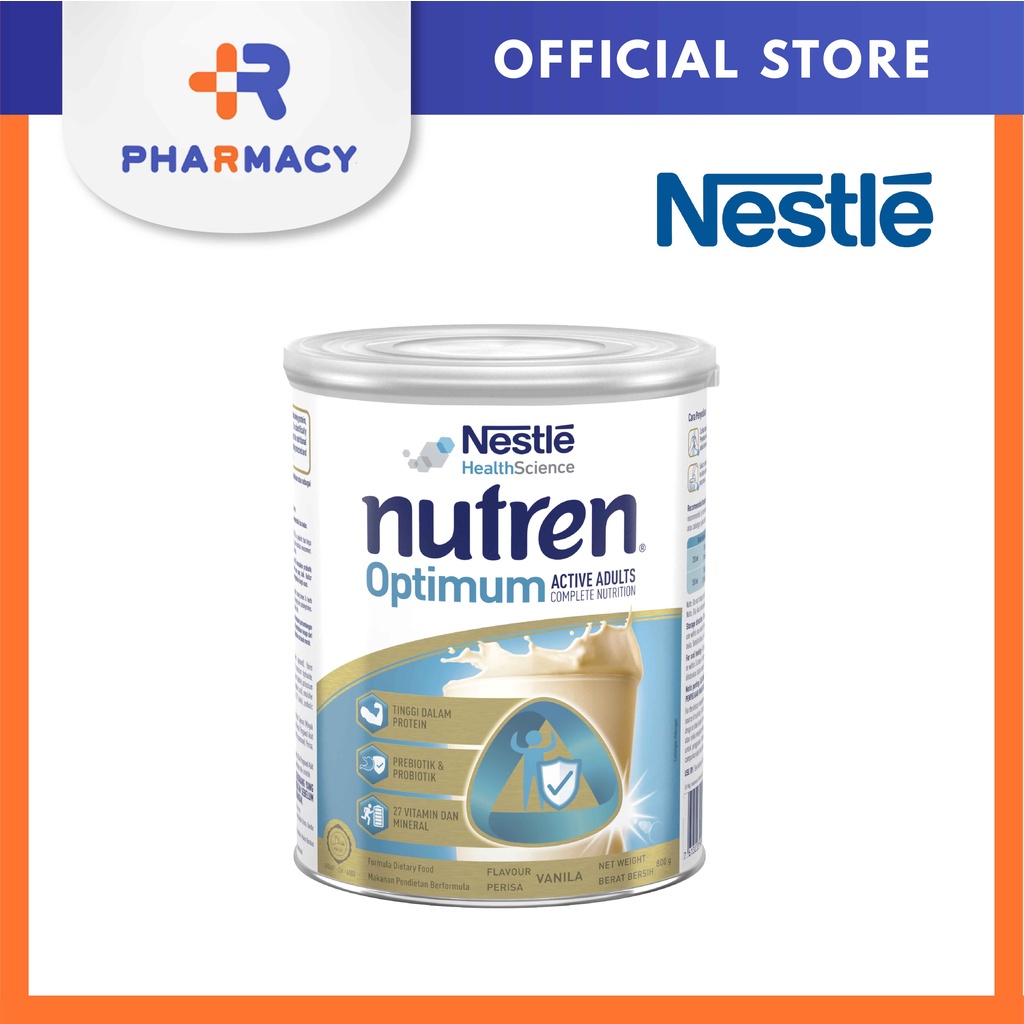 R Pharmacy | Nestle Nutren Optimum Active Adult Complete Nutrition 800g ...