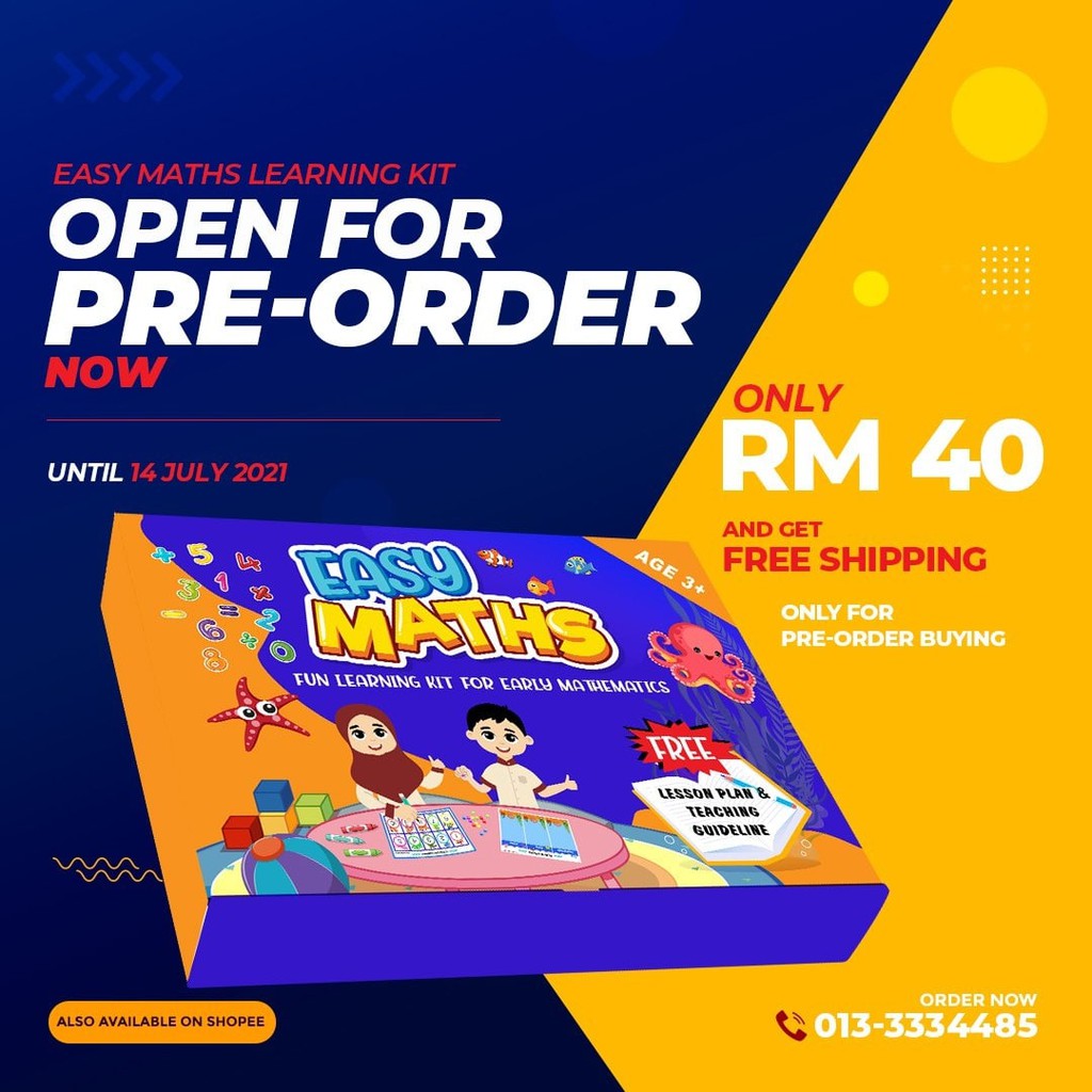 Easy Maths Learning Kit (PRE-ORDER) | Shopee Malaysia