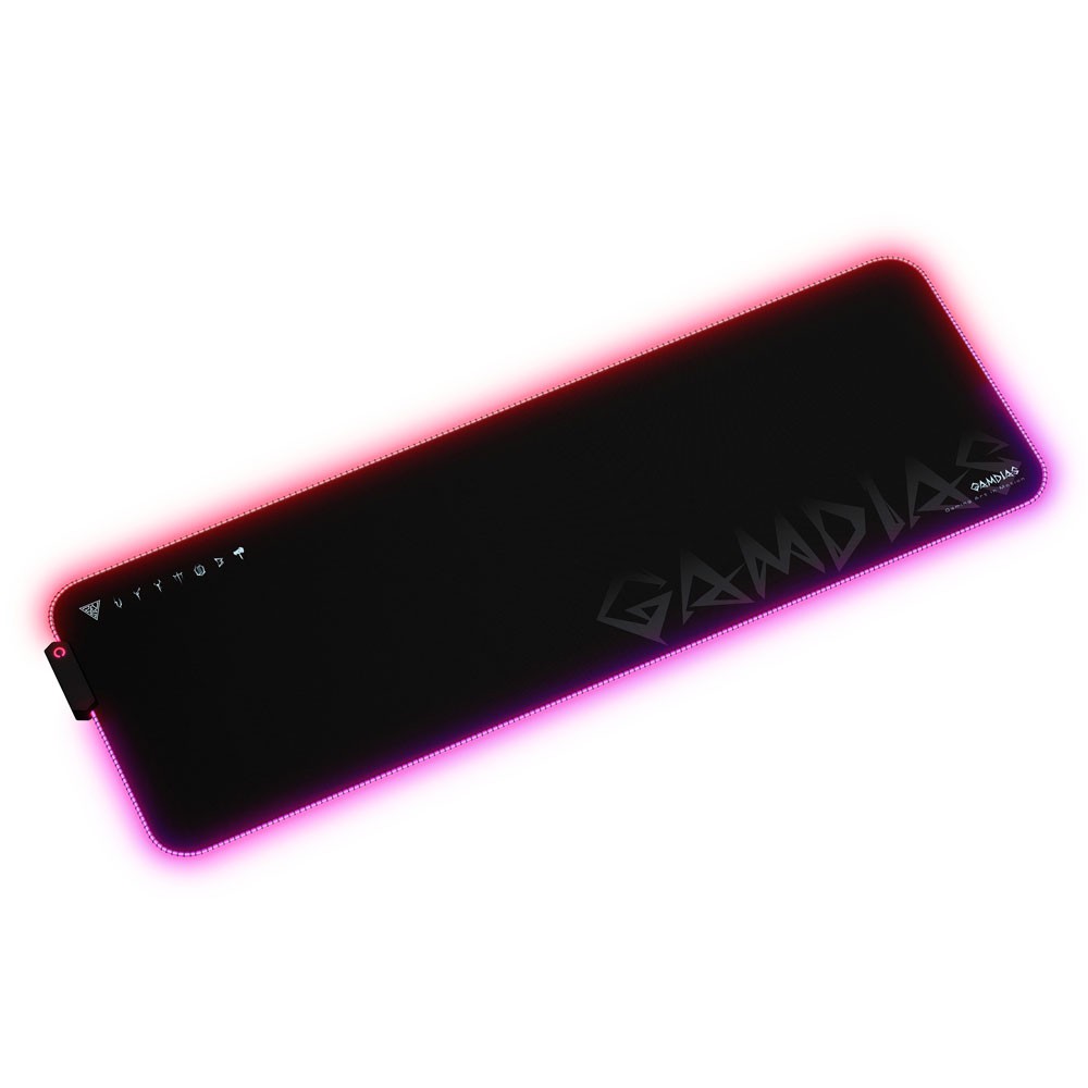 Product image Gamdias NYX P3 Multicolor Lighting Extended Gaming MousePad (900 x 300 x 3mm) 1