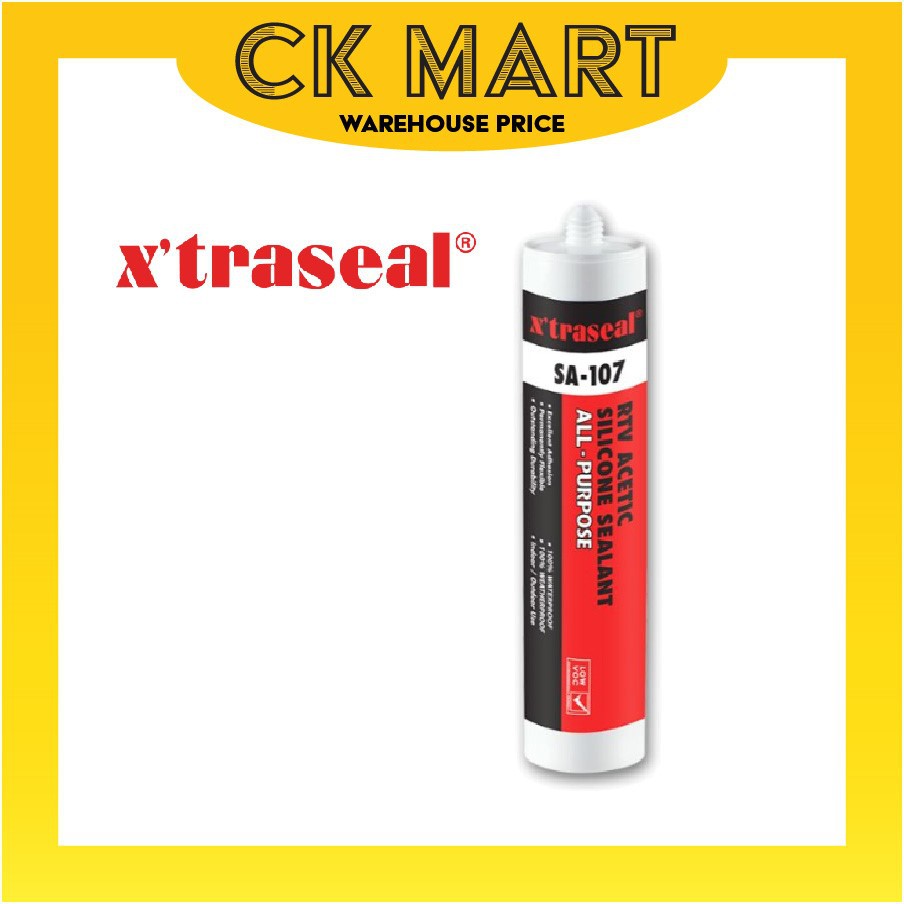 Xtraseal SA-107 RTV Acetic Silicone Sealant/ Multipurpose Acetic