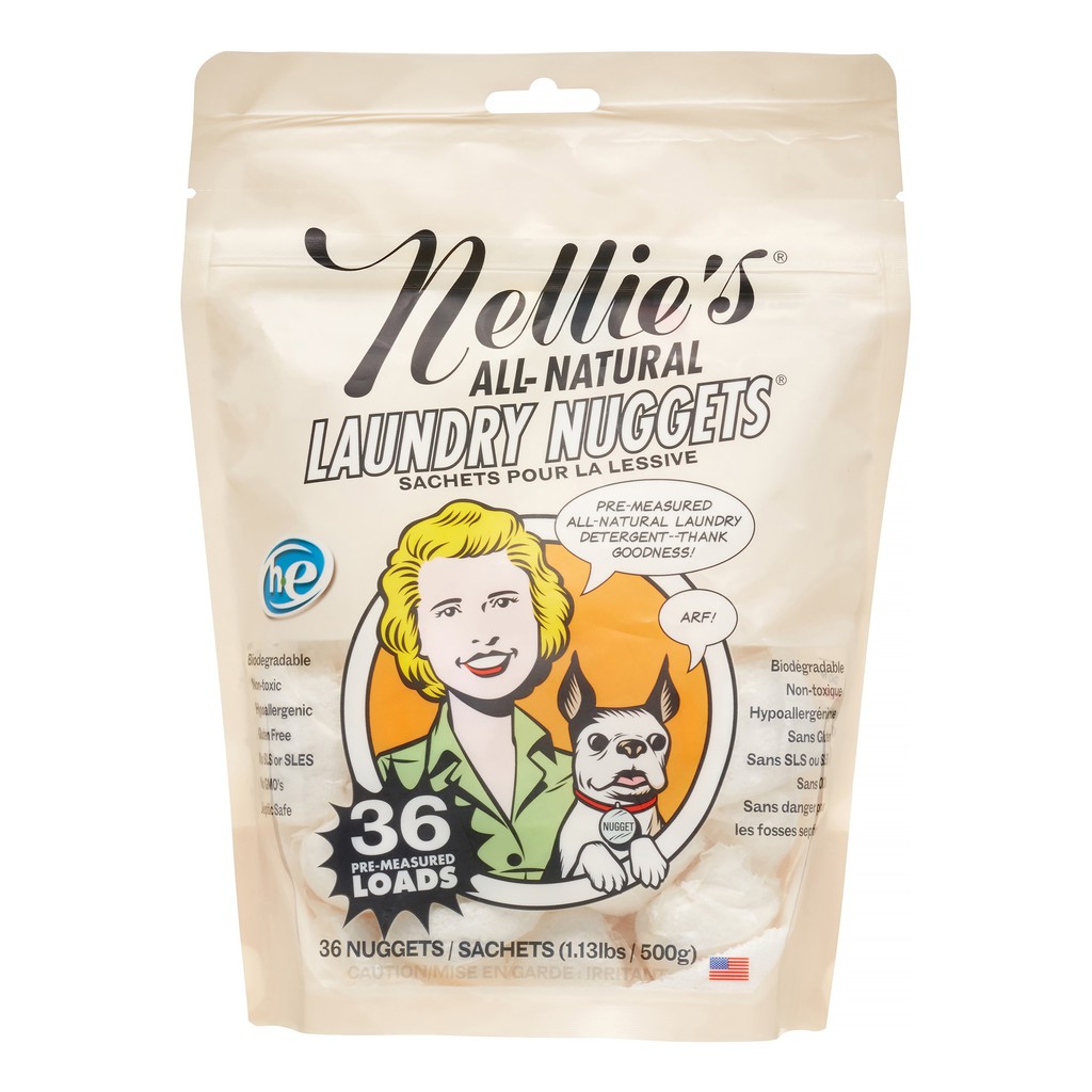 (IMPORTED CANADA 🇨🇦 ) NELLIE'S ALL NATURAL LAUNDRY NUGGETS (36 LOADS
