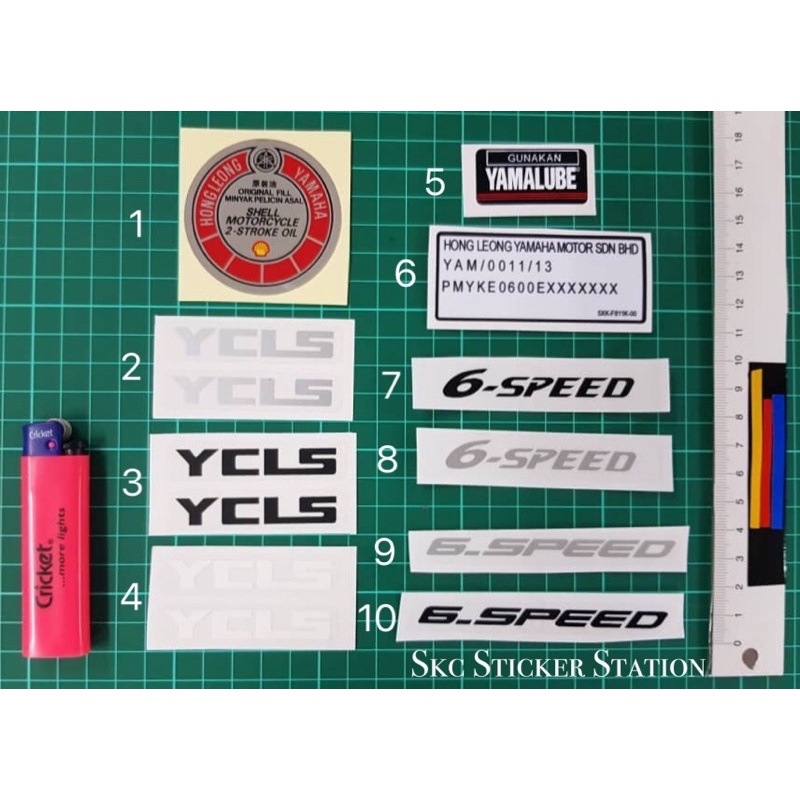 Yamaha RXZ/125zr Original Sticker (set) #rxz #125zr #yamha #copyori # ...