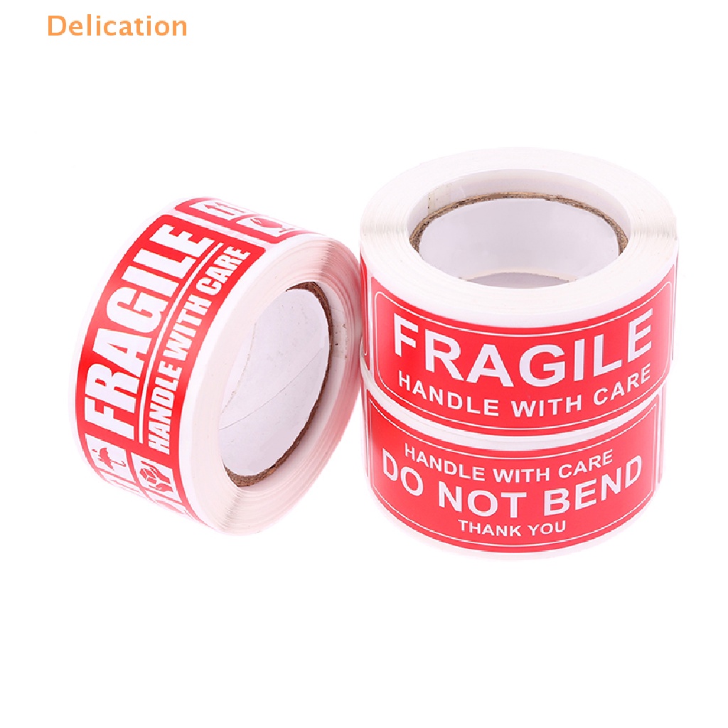 Delication 150Pcs/Roll Fragile Stickers Tape Labels Stiker Easily