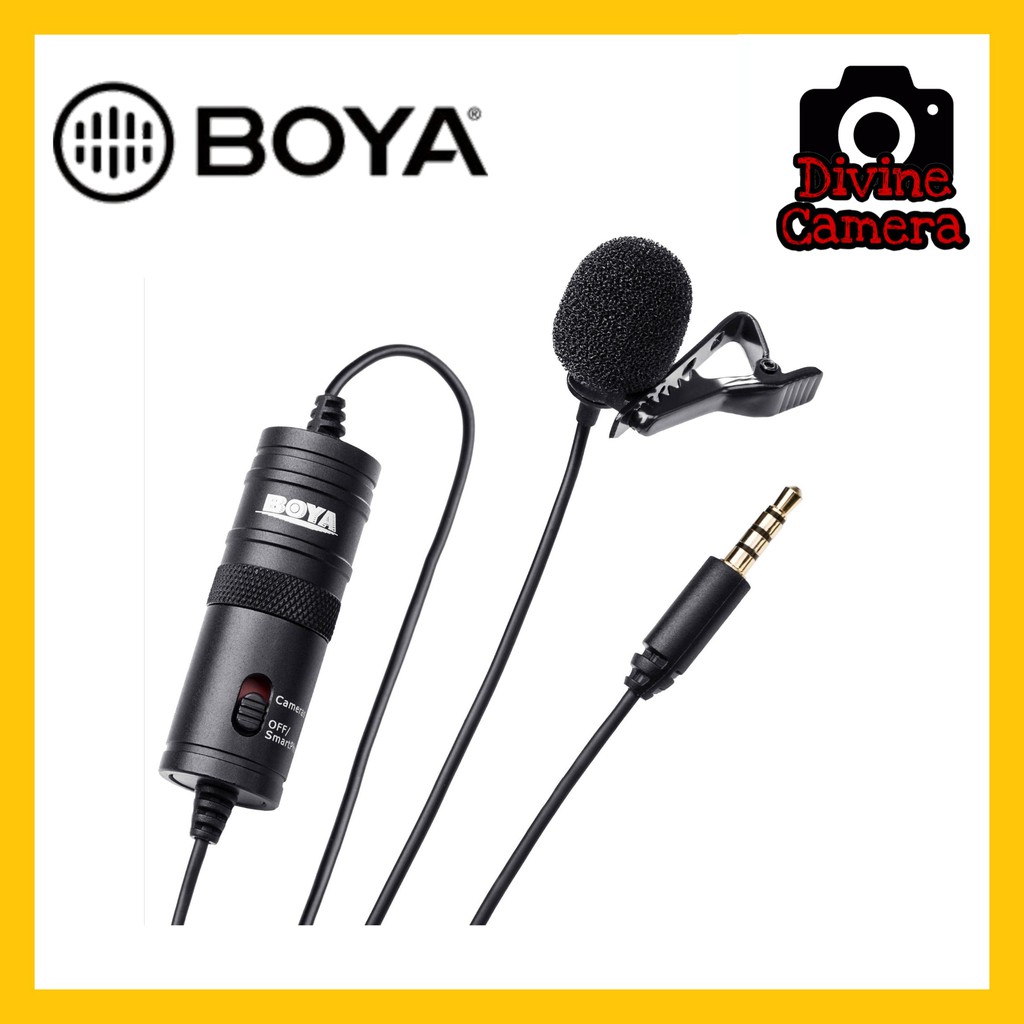 BYM1 OmniDirectional Lavalier Microphone / GL119 3.5 AUX / GL120