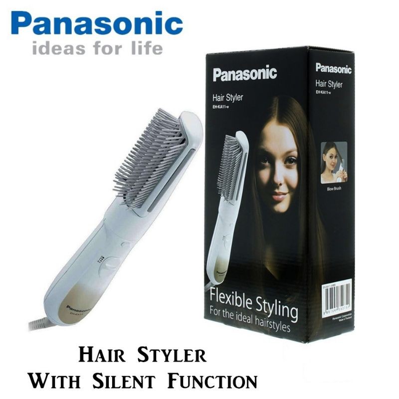 Panasonic EHKA11 Hair Style Silent Operation Straightening Brush