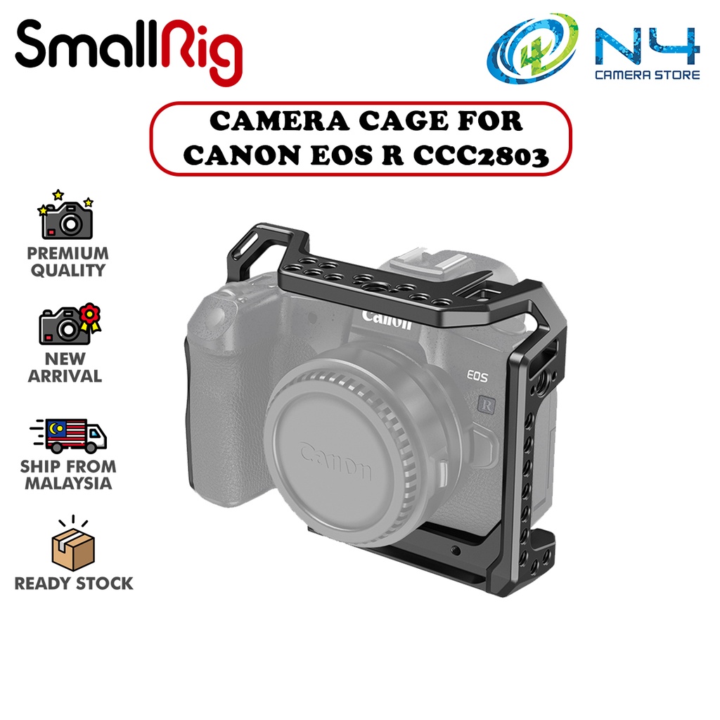 SmallRig 2803 Form-fitting Arca-Type Cage With -16 ARRI & Cold Shoe ...