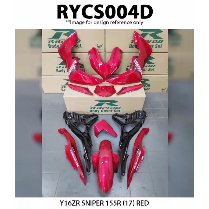 Y16 RAPIDO COVERSET ORIGINAL Y16ZR NEW SNIPER STICKER TANAM (ready ...