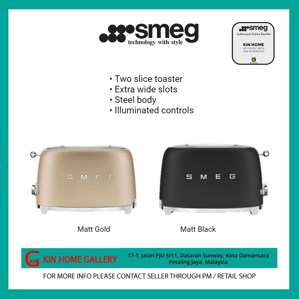 SMEG Bread Toaster TSF01 Toaster Special Edition (Authorized SMEG