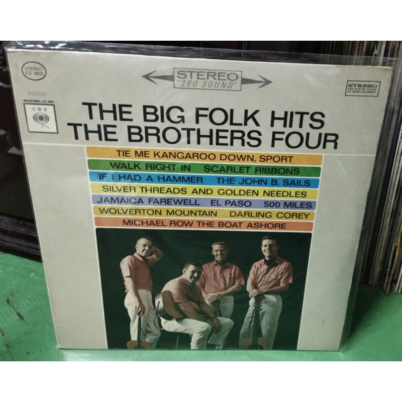The Big Folk Hits The Brother Four Lp Shopee Malaysia