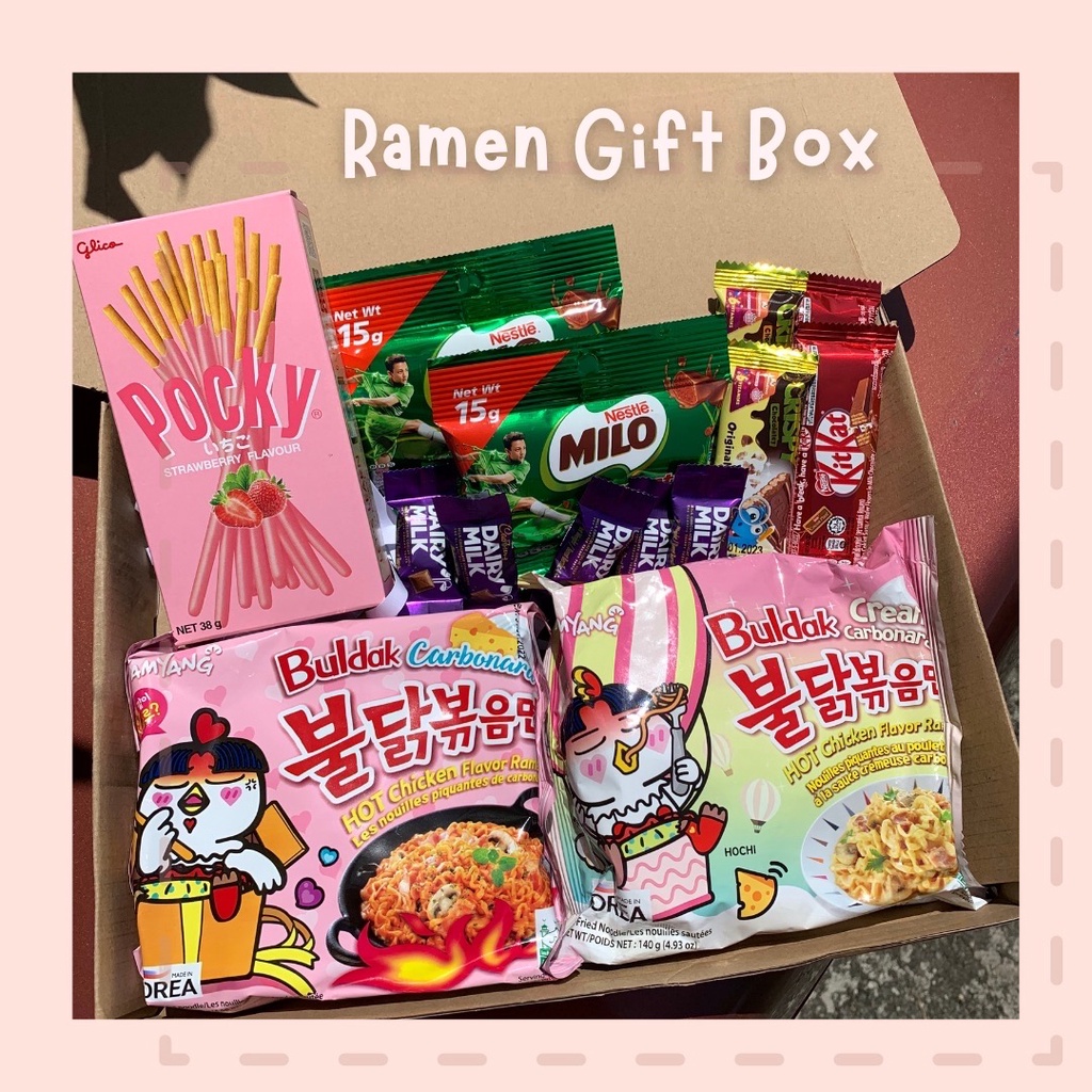 Chocolate Gift Box Ramen Gift Box Murah Only RM9.90 Birthday Raya