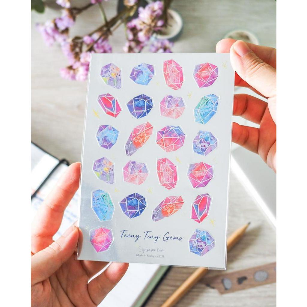 💎 Teeny Tiny Gems 💎 Metallic Stickers A6 | Shopee Malaysia