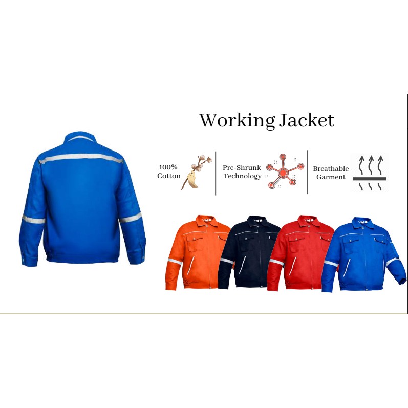 SHAMARR SAFETY WORKING JACKET SIRIM APPROVED Shopee Malaysia