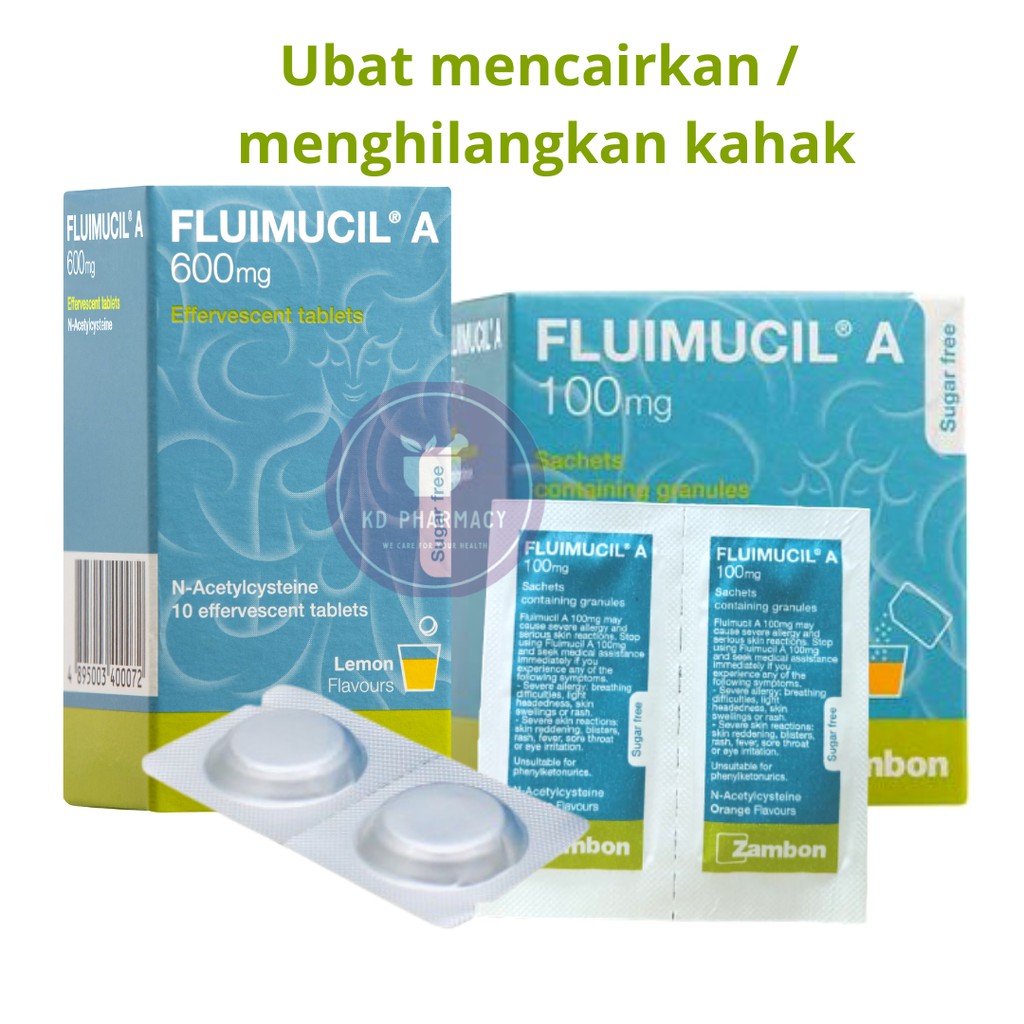 FLUIMUCIL A Effervescent tabs 600mg / FLUIMUCIL A Granules Sachet 100mg