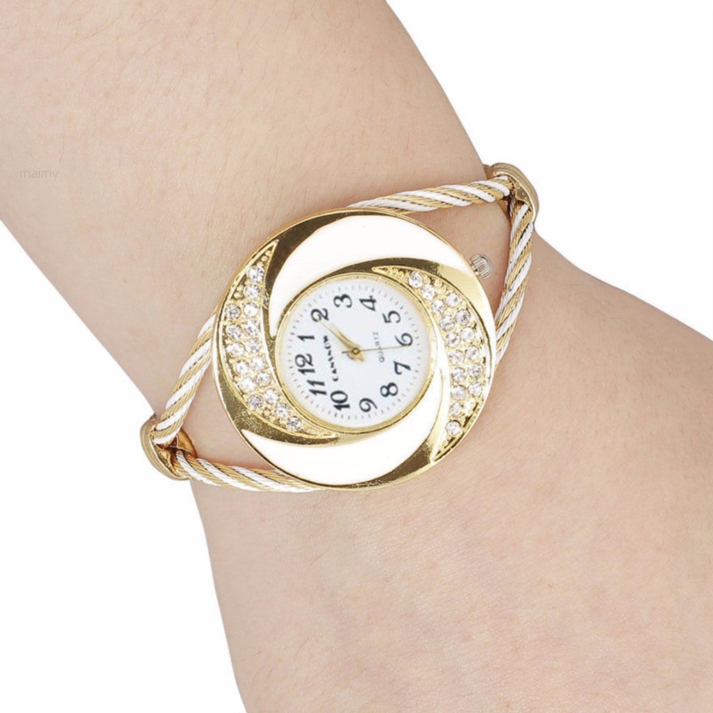 Cuff bracelet hot sale wrist watch