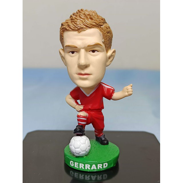 Football Player Figurine Miniature Football Player Patung Mini