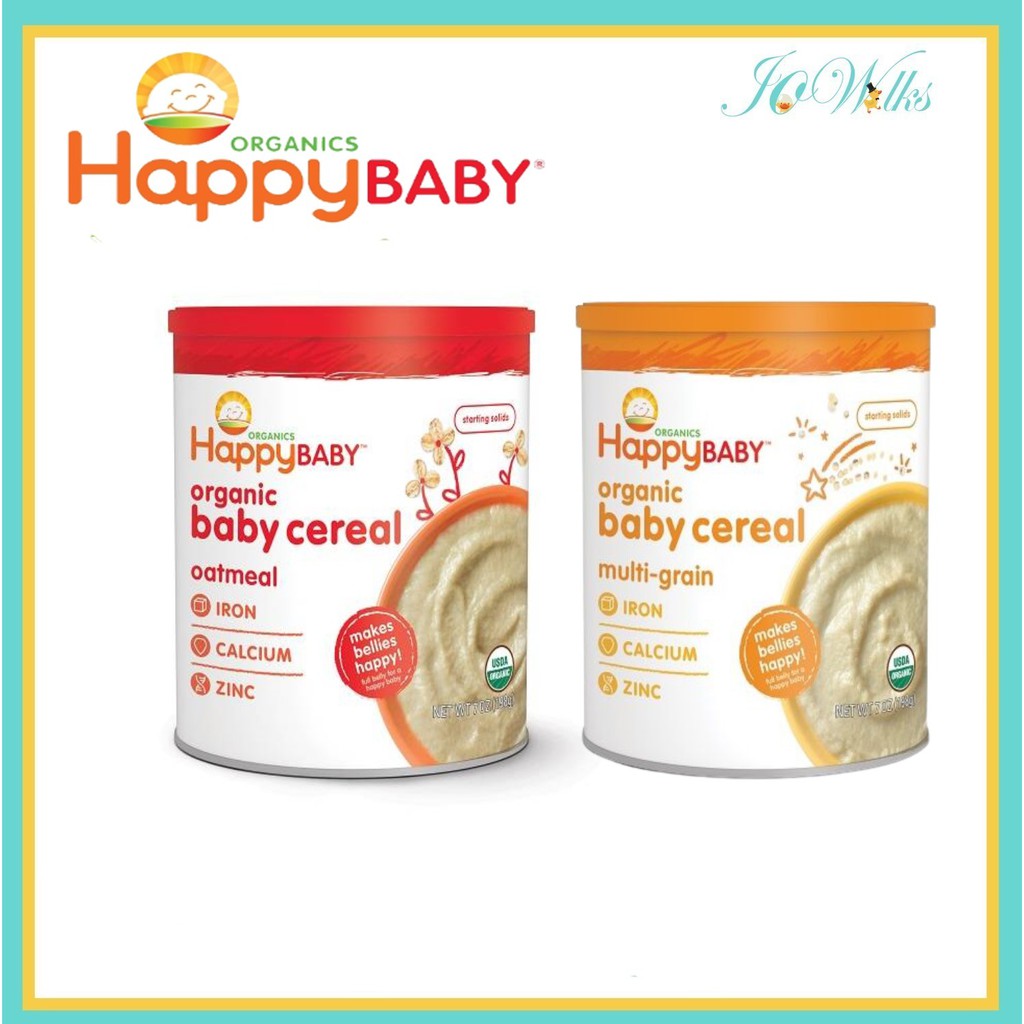 Happy baby oatmeal deals cereal