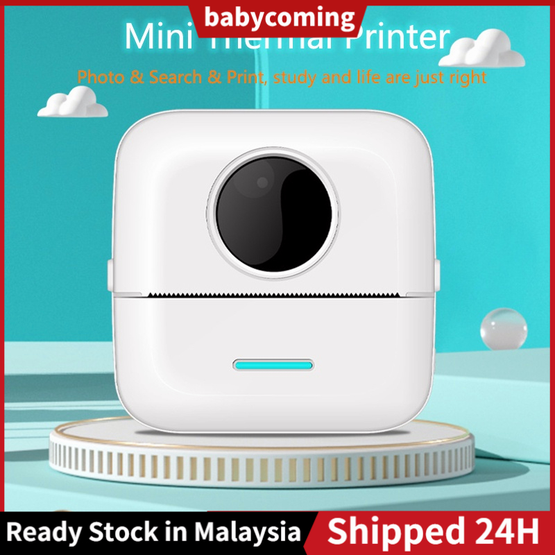 【Shipped 24H】Mini Portable Thermal Printer Pocket Printer Wireless ...