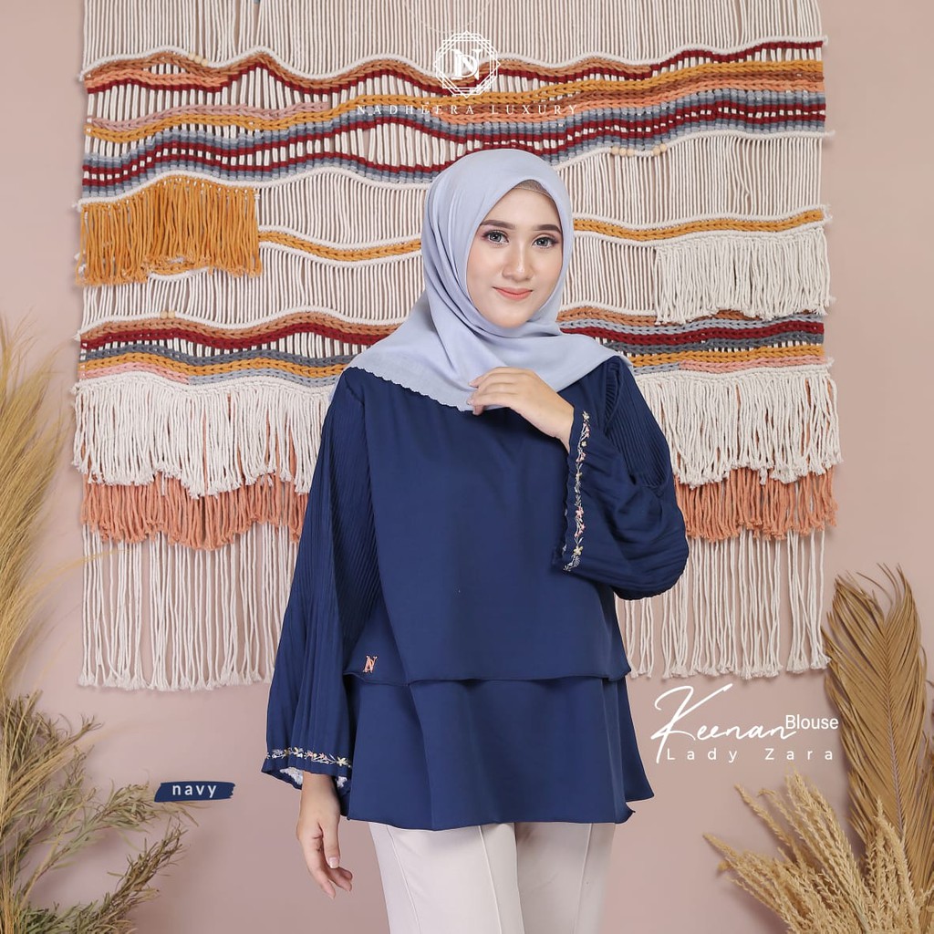 Nadheera LUXURY - KEENAN BLOUSE | Shopee Malaysia