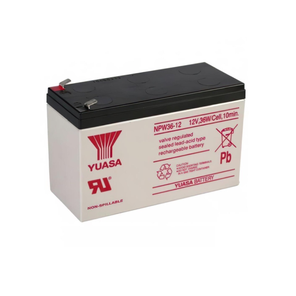 Original Yuasa NPW36-12 12V 7Ah Sealed Lead Acid SLA free maintenance ...