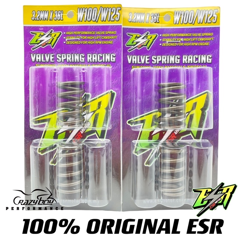 100 ORIGINAL ESR MOTOR VALVE SPRING EX5/SRL115 Fi/W100/W125 RACING