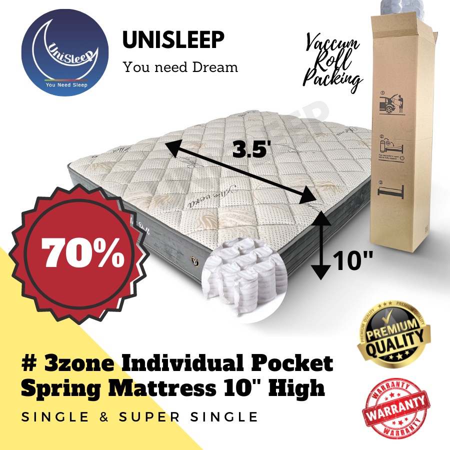 [Free Delivery] Mattress Individual Pocket Springs Mattress / Tilam