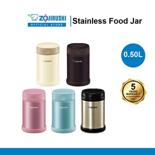 Zojirushi Stainless Steel Insulated Soup Jar Lunch Jar Seamless 400ml Ice Gray Sw-Ka40-Hl