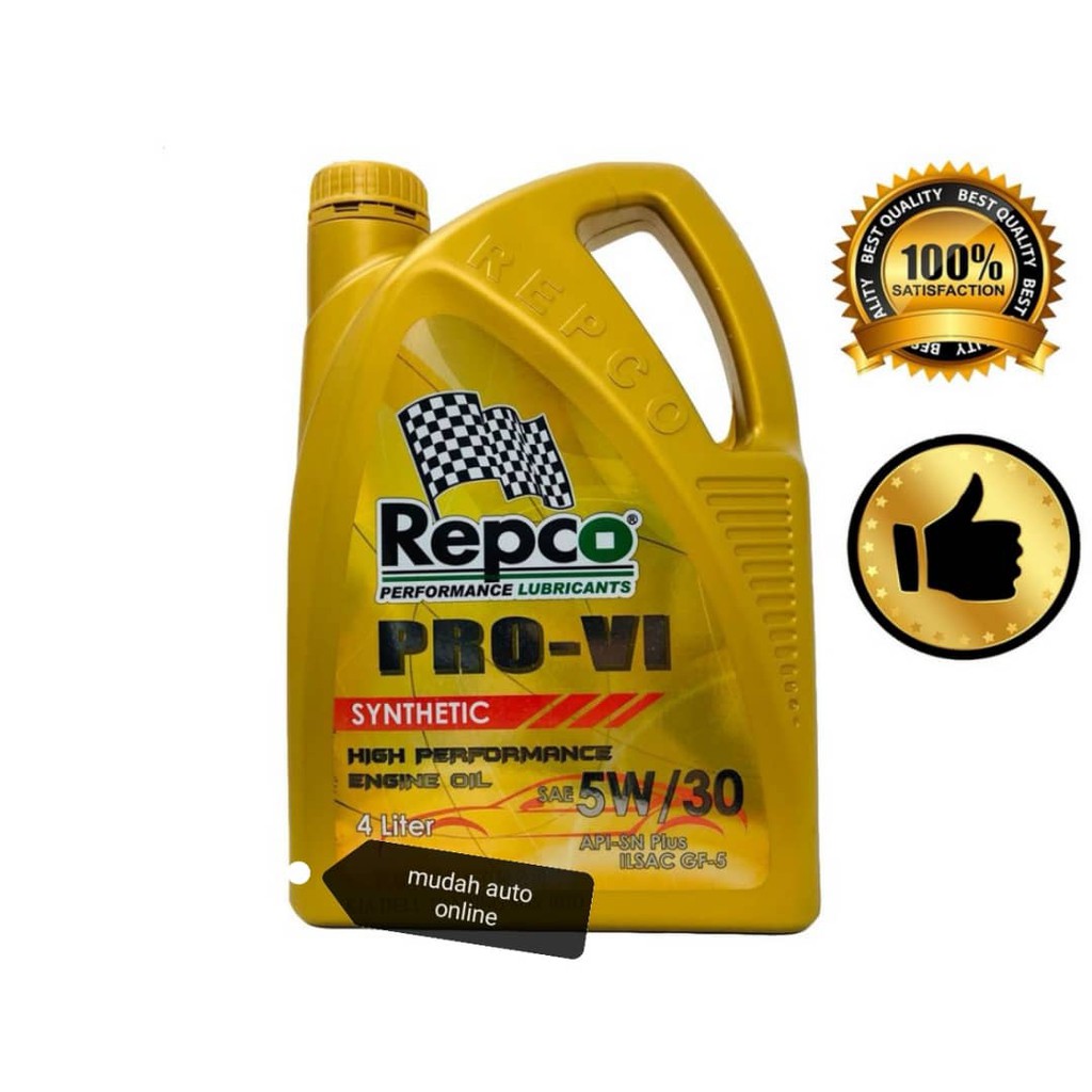 REPCO PRO VI 5W30 4L SEMI SYNTHETIC ENGINE OIL MYVI ALZA