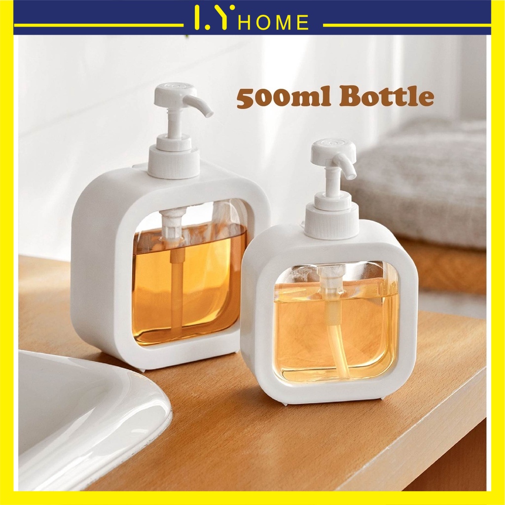 Muji 500ml Liquids Dispenser Refill Pump Bottle Shampoo/Bath Gel