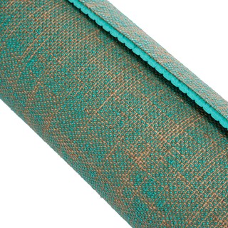 Fitme Jute Yoga Mat (Burgundy, Brown, Green, Blue, Khaki, Purple