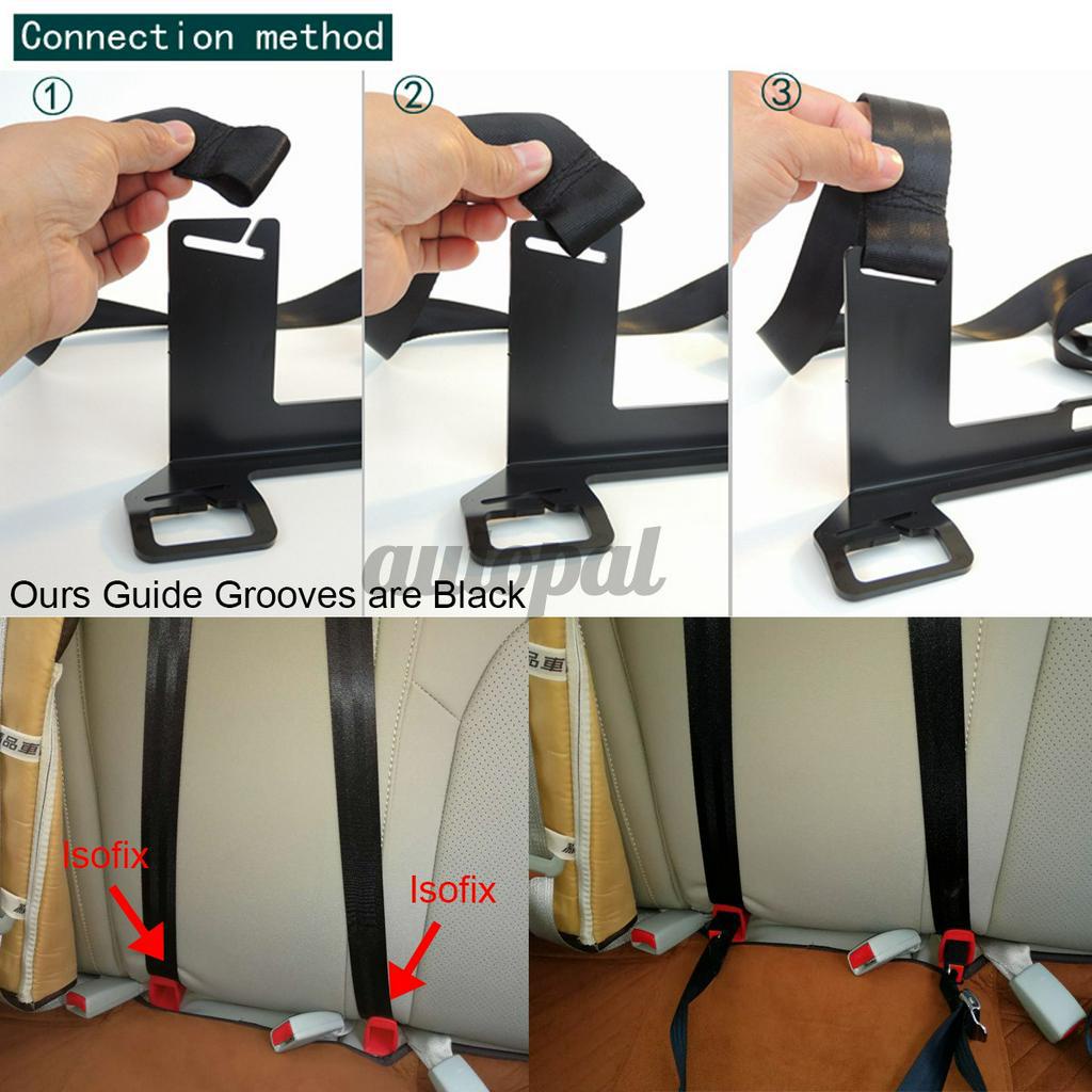 ISOFIX Latch Seatbelt Connector Interface Bracket Car With Fixed Band