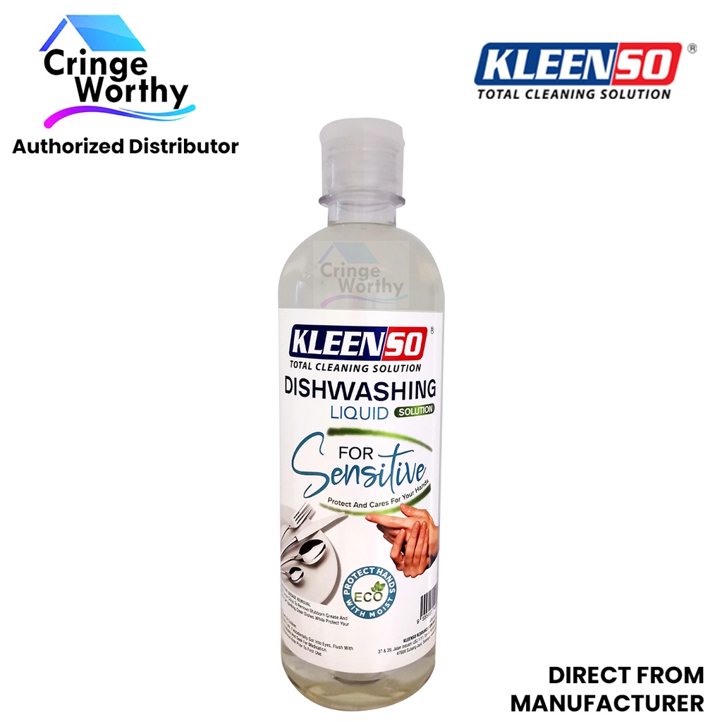 KLEENSO Eco Dishwashing with Skin Protection Especially for Sensitive