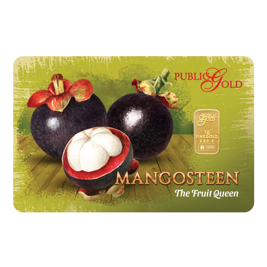 Ready Stock Gold Bar 1g Mangosteen (The Fruit Queen) Shopee Malaysia