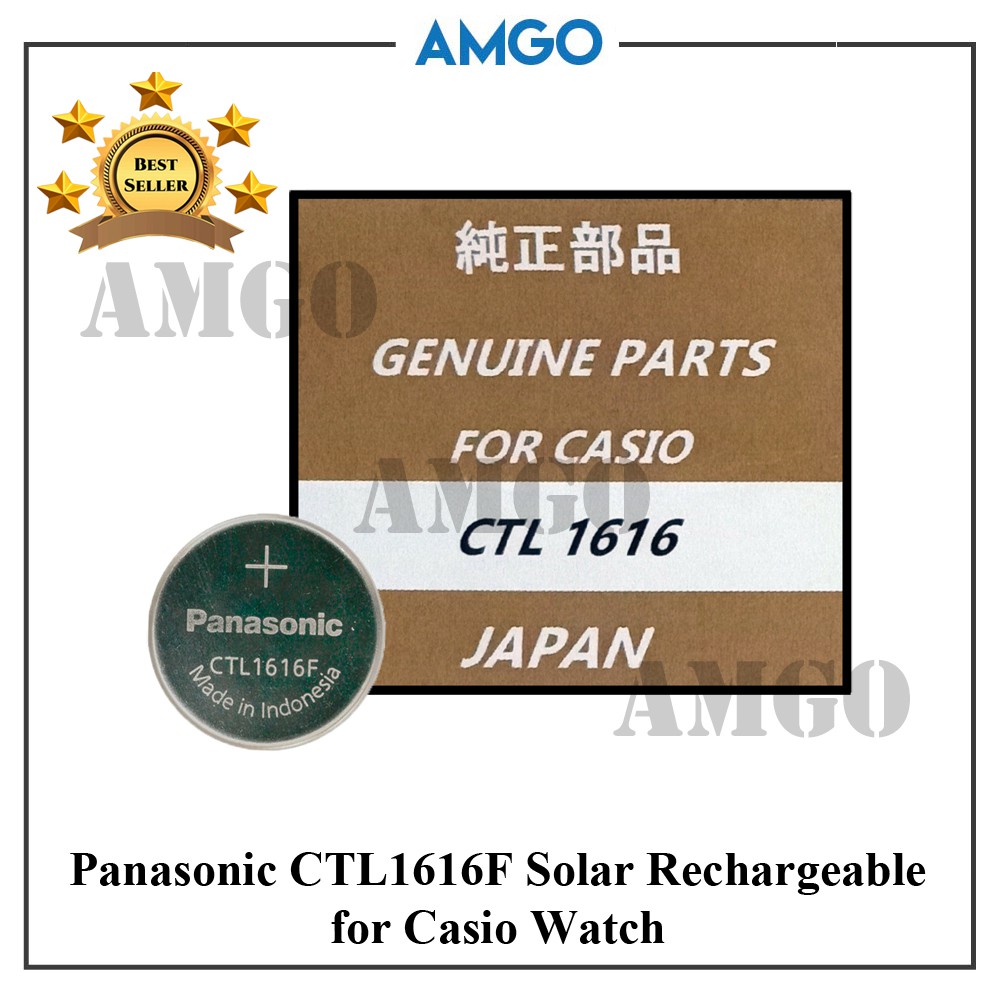 Panasonic ctl1616 shop solar rechargeable