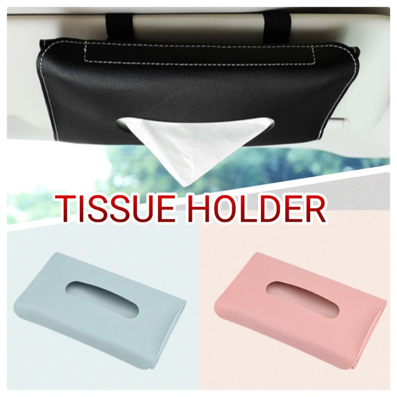 PU Leather Car Tissue Beg Holder Proton Perodua Honda Toyota axia alza ...