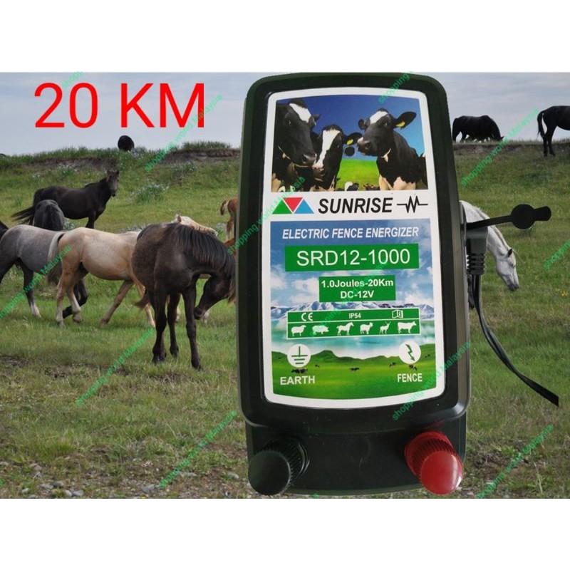 SRD12-1000 Electric Fence Energizer 20km/1.0JWSS SRD12-1000 Electric ...