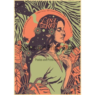 Cantante Lana Del Rey poster Vintage nato per morire adesivo di carta Kraft  retrò camera fai-da-te Bar Cafe Decor regalo stampa dipinti murali d'arte -  AliExpress