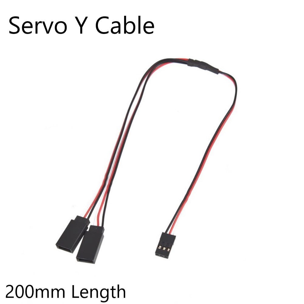 RC Servo Y Cable Servo Extension Wire 200mm Wire Cable for JR Futaba RC Car Helicopter Shopee